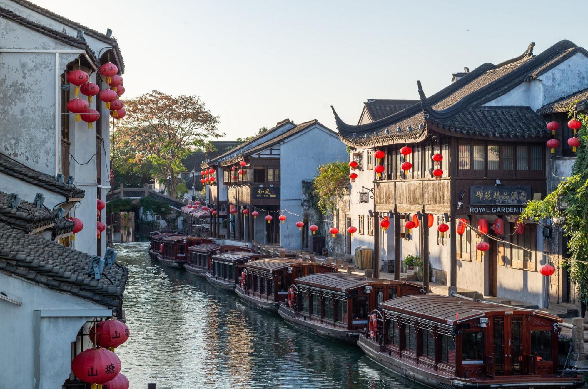 Crowne Plaza Suzhou By Ihg Hotell Exteriör bild